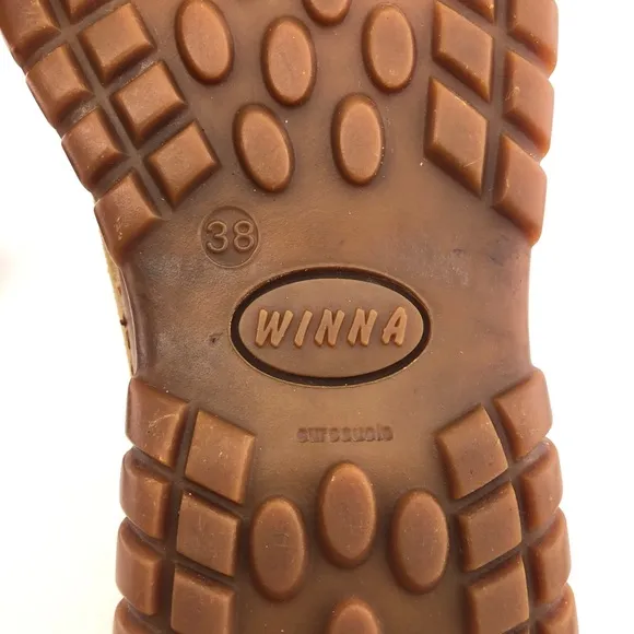 Oscar Sport Apres Ski Brown Fur Zip Up Winter Boots EUR 38