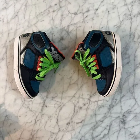 Osiris NYC 83 Youth/Kids Size 10 Unisex Mid Skateboard Shoes Athletic Sneakers