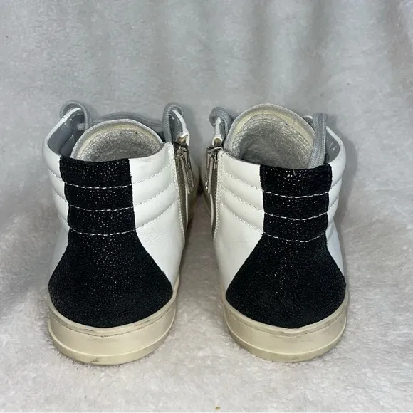P448 Men's High Top Skate Leather Shoes Sneaker F22BSKATE-M Sz 40