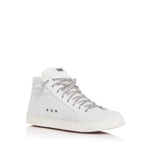 P448 Womens Gray Up Ventilating Grommets Skate Platform Sneakers Shoes 38