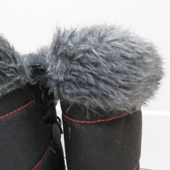 PAJAR Olga Winter Snow Duck Boots in Black Gorpcore Outdoor  - Size US 6