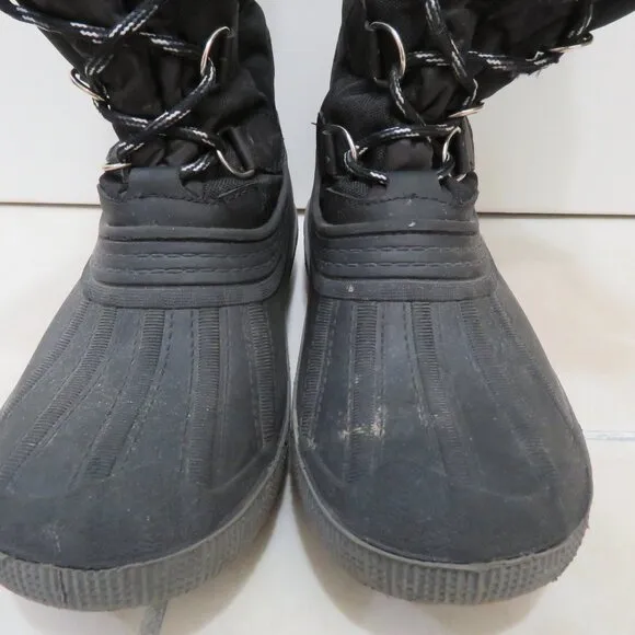 PAJAR Olga Winter Snow Duck Boots in Black Gorpcore Outdoor  - Size US 6