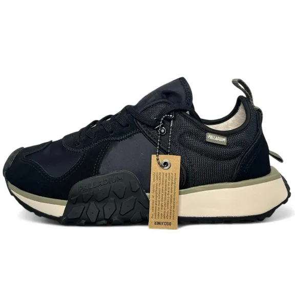 Palladium Troop Runner Shoes Men’s Size 9 Black Athletic Women’s 10.5 Sneakers