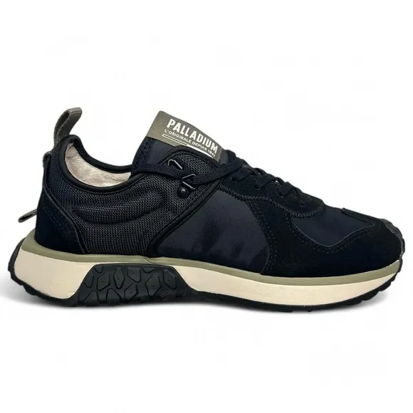 Palladium Troop Runner Shoes Men’s Size 9 Black Athletic Women’s 10.5 Sneakers