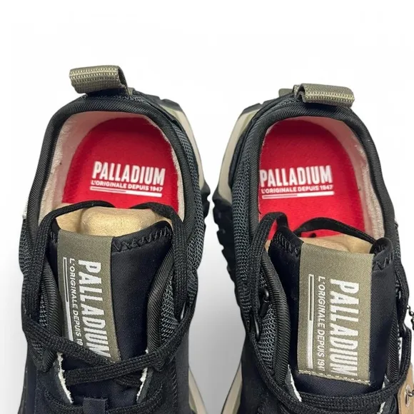 Palladium Troop Runner Shoes Men’s Size 9 Black Athletic Women’s 10.5 Sneakers