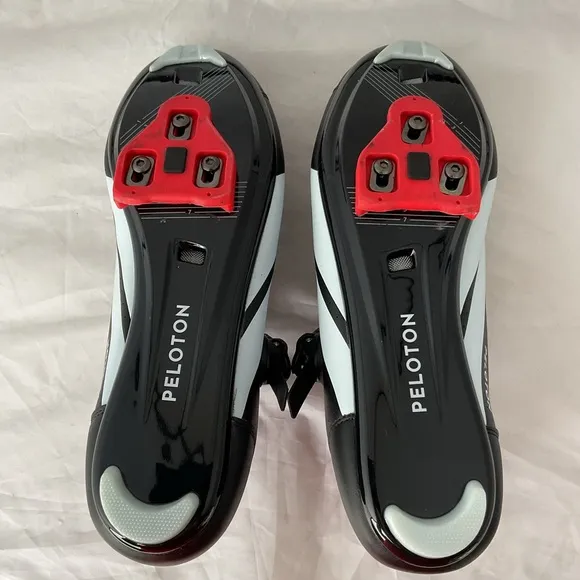 Peloton Adjustable Bike Shoes Black White Red Men's Size EU 47 / US 13