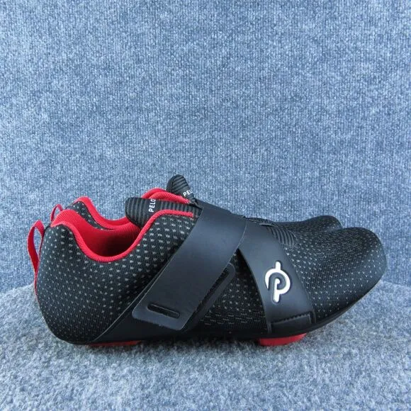 Peloton Altos Cycling Men Sneaker Shoes Size 7.5 Medium‎ Black Synthetic Strap