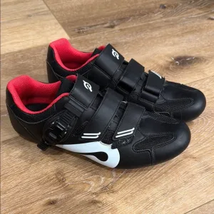 Peloton Black and White Cycling Shoes Size 41 Women’s 10 Men’s 8