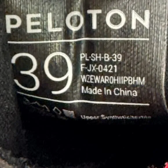 Peloton Cycling Shoes Bike and Bike  with Delta-Compatible Bike Cleats Size 39
