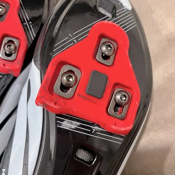 Peloton Cycling Shoes Black White And Red Men’s Size 11