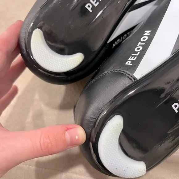 Peloton Cycling Shoes Black White And Red Men’s Size 11