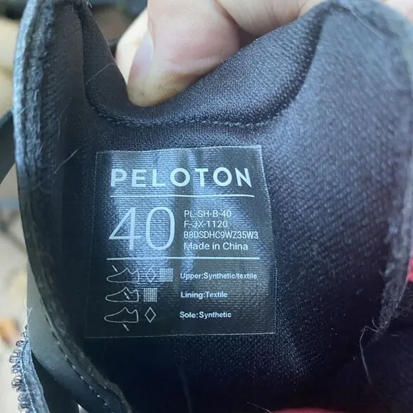 Peloton Cycling Shoes Cleats Size EU 40 Men 7 Women size 9  PL-SH-B-40