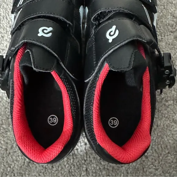 Peloton Cycling Shoes Size 39 US 8 Black