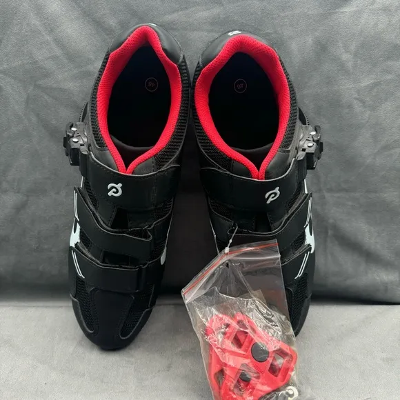 Peloton Mens Cycling Shoes Unisex w/ Cleats Racing Biking Training Shoes Size 46