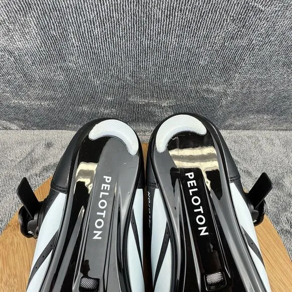 Peloton Mens Cycling Size 8 Shoes Black Red Biking Workout Racing Euro Size 41