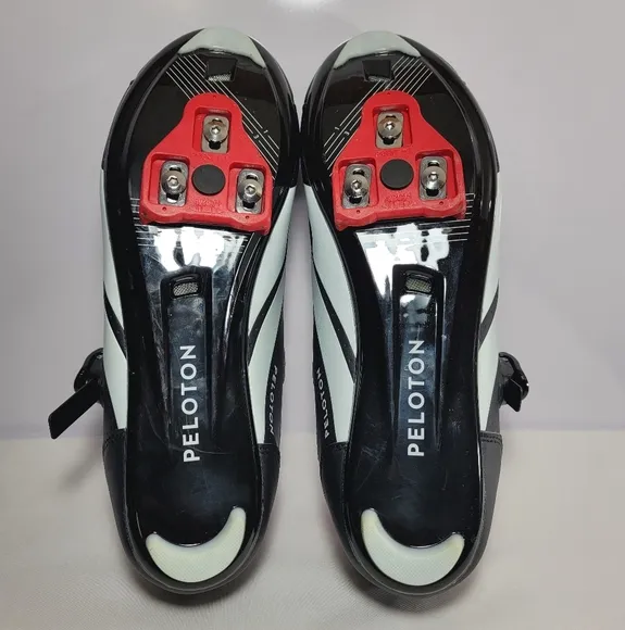 Peloton Mens US size 13 Black and Red Cycling Shoes