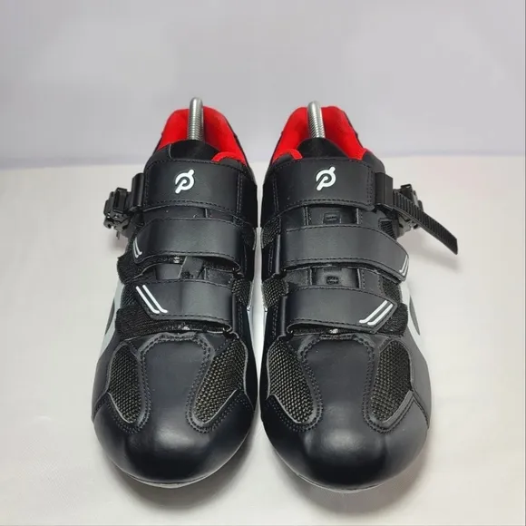Peloton Mens US size 13 Black and Red Cycling Shoes