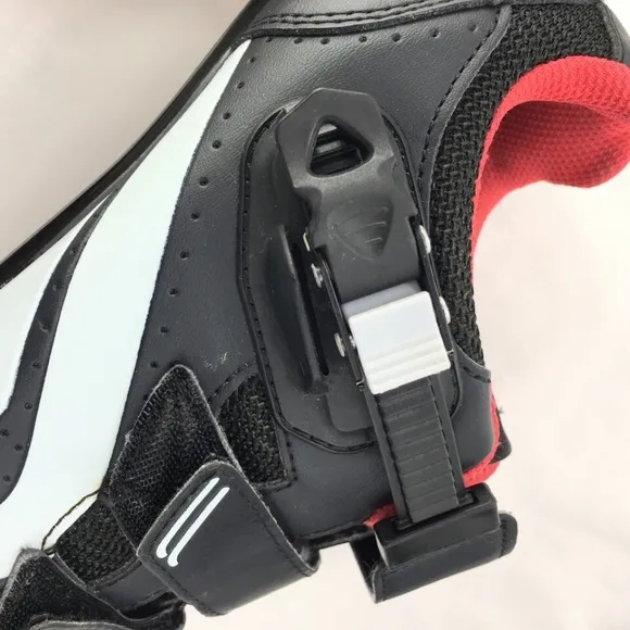 Peloton Unisex Cycling Shoes Black White Bike Riding Sz EU 40 Women 9.5 / Men 7