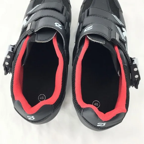 Peloton Unisex Cycling Shoes Black White Bike Riding Sz EU 40 Women 9.5 / Men 7