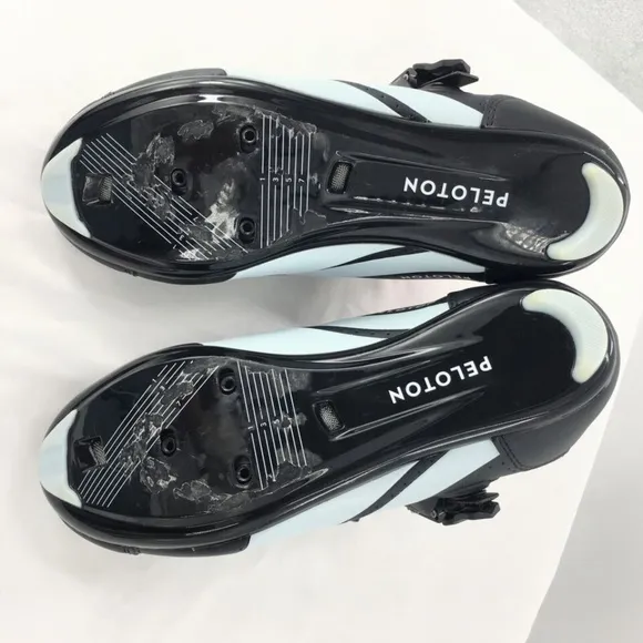 Peloton Unisex Cycling Shoes Black White Bike Riding Sz EU 40 Women 9.5 / Men 7