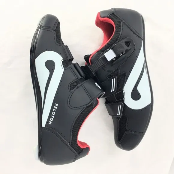 Peloton Unisex Cycling Shoes Black White Bike Riding Sz EU 40 Women 9.5 / Men 7
