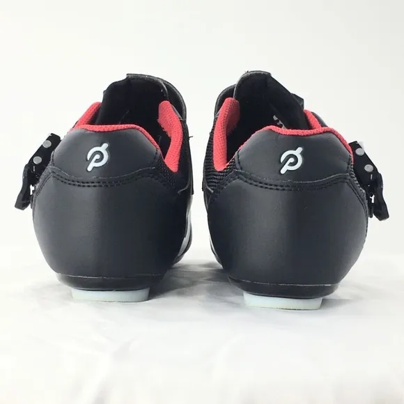 Peloton Unisex Cycling Shoes Black White Bike Riding Sz EU 40 Women 9.5 / Men 7