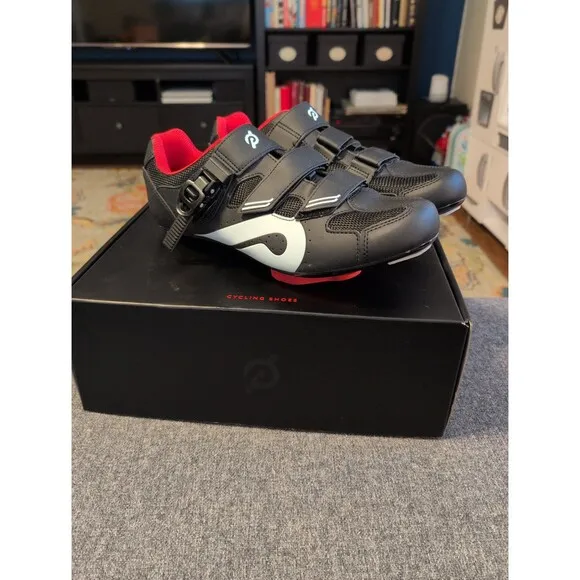 Perfect Peloton cycling shoes with look delta cleats and box EU 46 US men's 12