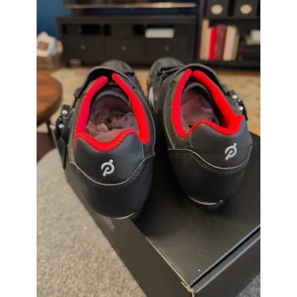 Perfect Peloton cycling shoes with look delta cleats and box EU 46 US men's 12