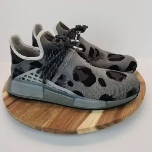 Pharrell x adidas NMD Human Race Animal Print 'Grey' Mens Size 9.5