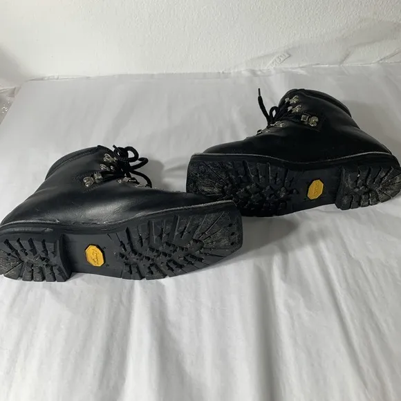 PMS By Gro Nell Leather Nordic Backcountry Ski Boots 6.5 Medium Lace Up