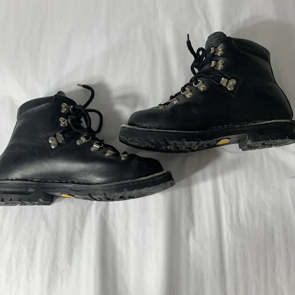 PMS By Gro Nell Leather Nordic Backcountry Ski Boots 6.5 Medium Lace Up