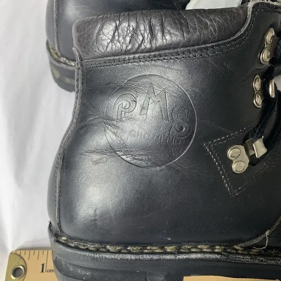 PMS By Gro Nell Leather Nordic Backcountry Ski Boots 6.5 Medium Lace Up