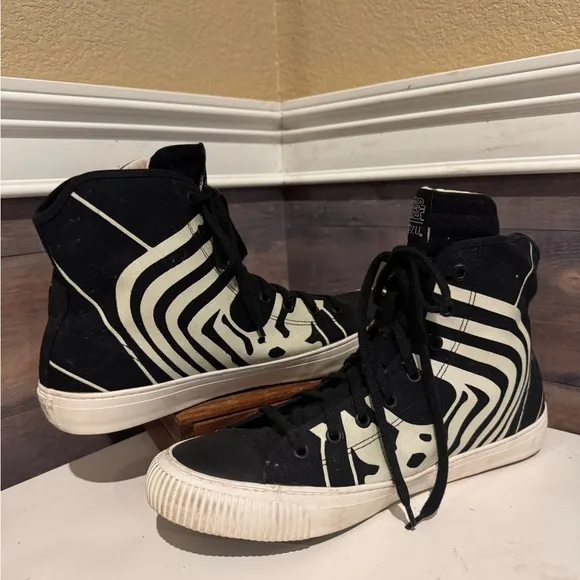 Po-Zu Star Wars Kylo Ren High Top Sneakers 44 US 10.5 Ben Solo Shoes Star Wars