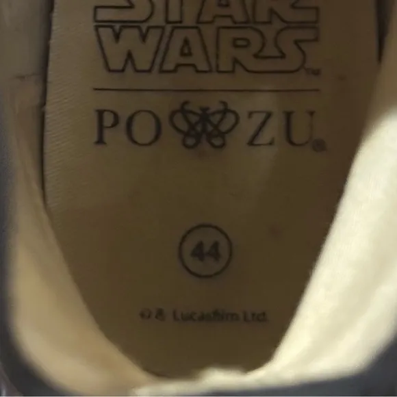 Po-Zu Star Wars Kylo Ren High Top Sneakers 44 US 10.5 Ben Solo Shoes Star Wars