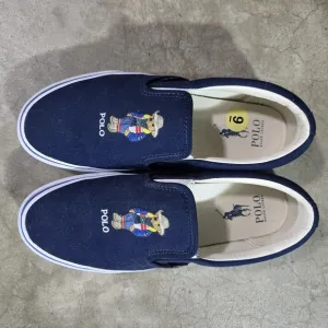 Polo by Ralph Lauren Navy Slip-On Shoes