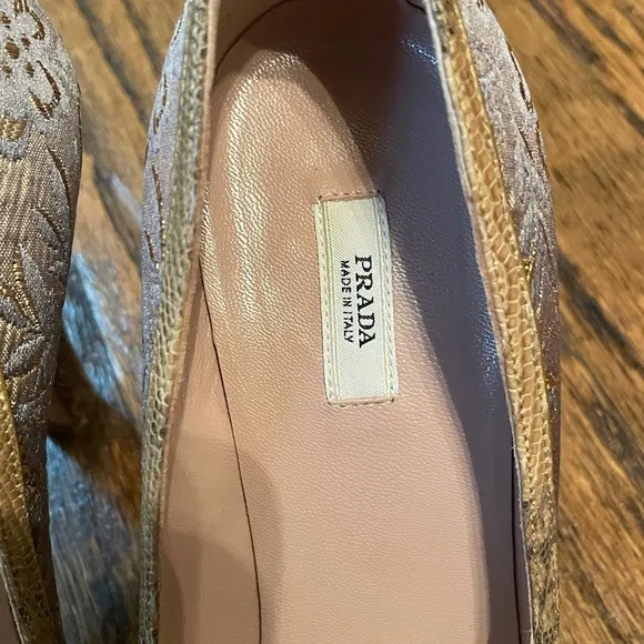 Prada brocade shoes