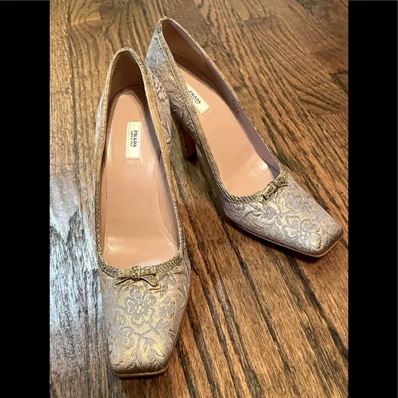 Prada brocade shoes