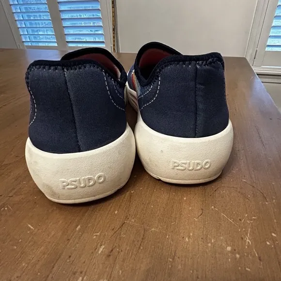 Psudo Court Slip On Sneakers Men's Sz 10 USA Comfortable Sunrise