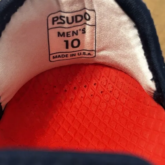 Psudo Court Slip On Sneakers Men's Sz 10 USA Comfortable Sunrise