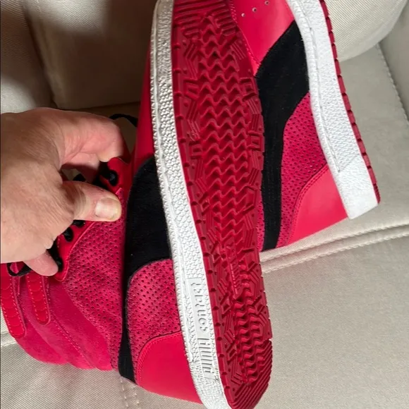 Puma Sky Wedge Red and Black Women’s High-Top Sneakers Shoes Size 9.5