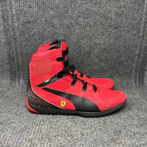 PUMA Valorosso Mid SF Webcage Ferrari Red High Top Shoes Mens Size 10.5 US