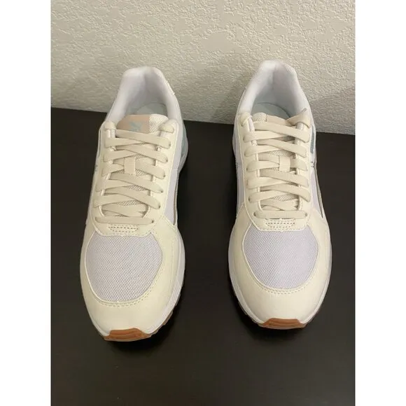 Puma Womens Size 9 White Gravition Low Top Lifestyle Shoes Multicolor 387067-57