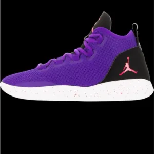 Purple high top NIKE Jordan Reveal basketball shoes