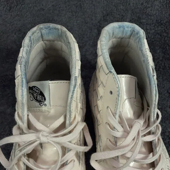 RARE - NAKED x VANS SK8-HI LX Nude Pink Mens Size US 6.5 Womens US 8 Skate Shoes