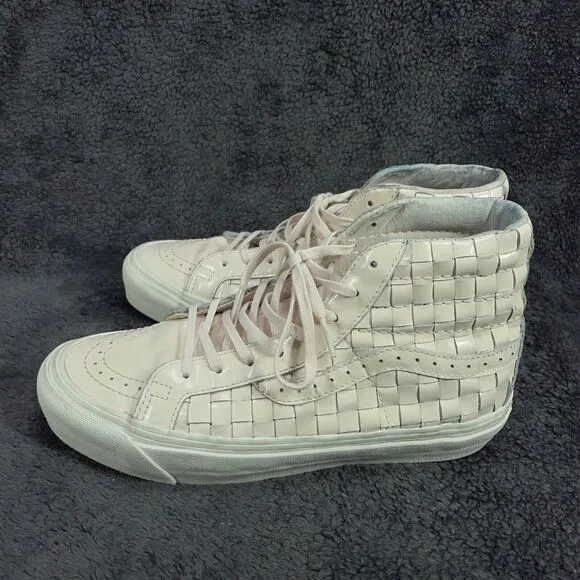 RARE - NAKED x VANS SK8-HI LX Nude Pink Mens Size US 6.5 Womens US 8 Skate Shoes