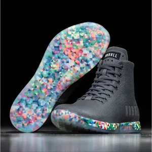 RARE NOBULL High-Top Trainer - Night Grey &amp; Kaleidoscope - 7