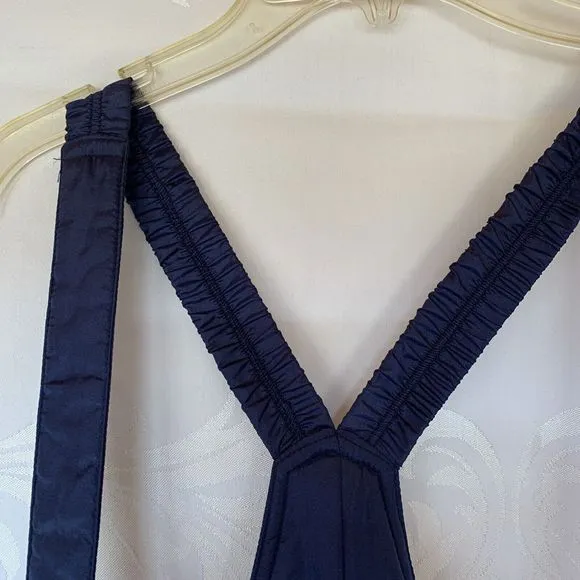 RARE Vintage 80’s Men’s Lg Ski Bibs Overalls Navy Snowboard J C Penney’s *Note