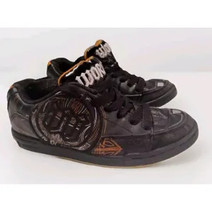RARE Y2K World Wrld Industries Vandal 2 Orange skater Skateboard Shoes F206449