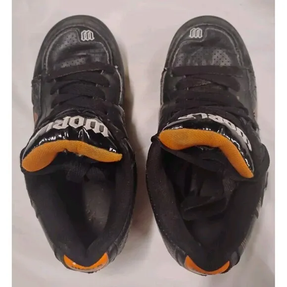 RARE Y2K World Wrld Industries Vandal 2 Orange skater Skateboard Shoes F206449