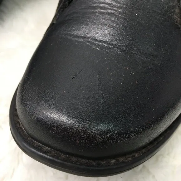 Red Wing 4174 Women's Black Leather Sneaker Lace up Shoes 8 Slip Resistant